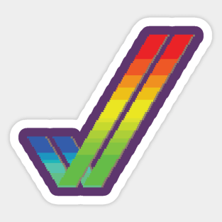 Commodore Amiga Workbench Tick Logo Sticker